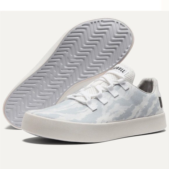 Women's Recs Canvas NoBull - Light Grey Camo size 8 lifting gym workout flat - Picture 1 of 9